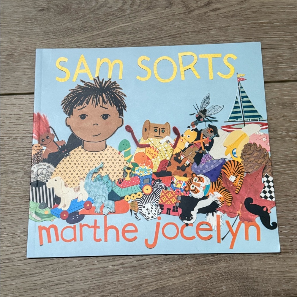 Sam sorts book